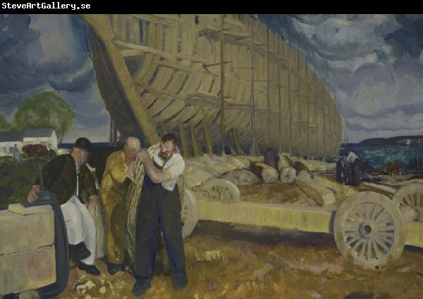 George Bellows Builders of Ships